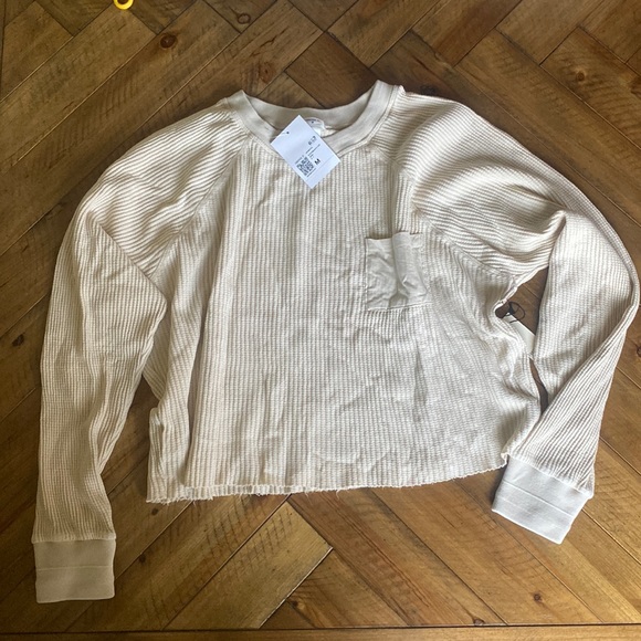 Forever21 Waffle Knit Top - Picture 2 of 5